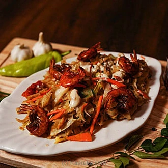 Mr. Kottu Prawns Cheese Kottu - Roti Kottu  Online for none