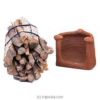 Dara Lipa With Dara Mitiya (mud Stove With Bundle Of Wood ) at Kapruka Online