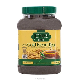 JONES BOPF GOLD BLEND TEA PET BOTTLE 500g - Beverages  Online for none
