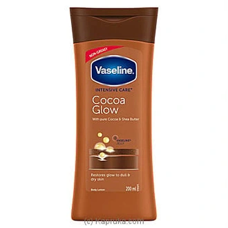 Vaseline Intensive Care Cocoa Glow Lotion 200ml  Online for none