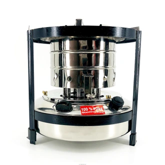 Steelix Chrome 3 Liters Portable Kerosene Wick Stove Cooker Stainless Steel Camping Cooker at Kapruka Online