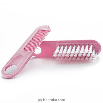 APPLE BABY COMB Namp; BRUSH - NEW BORN AND TODDLER HAIR BRUSH -  Online for none