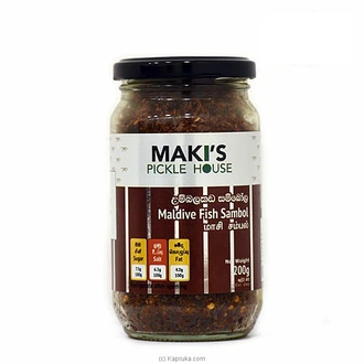 MAKI`S Maldive Fish Sambol 200g Buy Online Grocery Online for specialGifts
