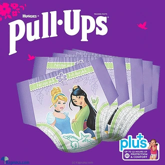 Huggies pull-ups plus training pants for girls-, pampers trainin  Online for none