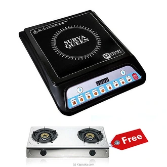Surya Spark And Blaze Induction Cooker With Free Two Burner Gas Cooker at Kapruka Online