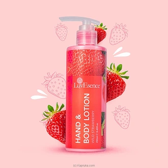 Luvesence  Wild Strawberry - Hand - Body Lotion 250ML Buy LuvEsence Online for specialGifts