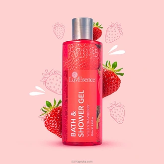 Luvesence Wild Strawberry - Bath - Shower Gel 250ML  Online for none