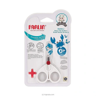 Farlin Thin And Short Blade Baby Safety Scissor  Online for none