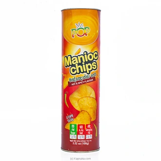 Mr.pop Manioc Canister Hot And Spicy- 100g at Kapruka Online