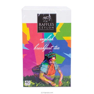 Raffles Ceylon English Breakfast Tea -40gms - Beverages  Online for none
