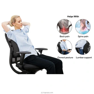 BACK CUSHION - BLACK-PR376/BLACK Buy Softa Care Online for specialGifts