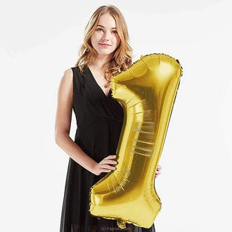 40 Inch Birthday Foil Balloon Number 1, Helium Balloon, Party De  Online for none