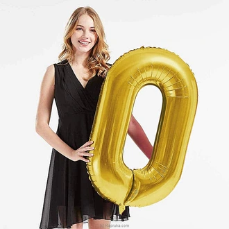 40 Inch Birthday Foil Balloon Number 0, Helium Balloon, Party De  Online for none