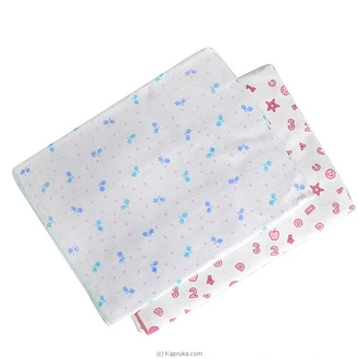 Kids Joy Printed Bath Sheet - Double (40X27) (2 Pieces)  Online for none