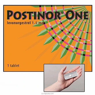 Postinor- 1 Emergency Contraceptives at Kapruka Online