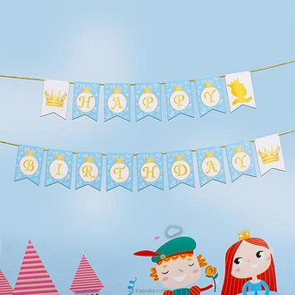 Happy Birthday Banner For Party Decorations, Swallowtail Flag Ha  Online for none