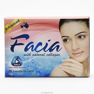 Facia Capsules Advance With Natural Collagen - 30 Capsules - Gif  Online for none