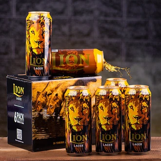 Lion Lager Beer 500ml - 6 Pack - 4.8 ABV at Kapruka Online