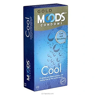 MOODS GOLD COOL CONDOM 12`S  Online for none
