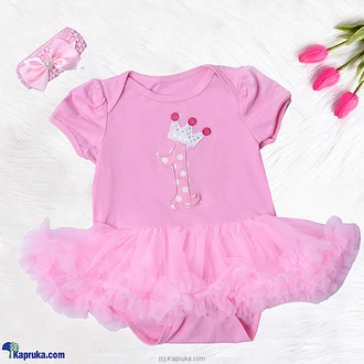 One Old Baby Girls Dress For Birthday-pink  Online for none