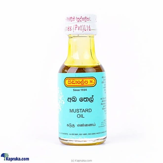 Siddhalepa mustard oil 30ml (herbal/ ayurvedic oil)  Online for none