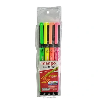 Mango Textliter - 04 Colours Pack - BPFG2637  Online for none