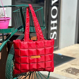 Ockult Red Quilted Ladies,shoulder,square Girls Bag  Online for none