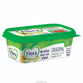 Flora original healthy fat spread -100g - bakery/Spreads/Cereals  Online for none