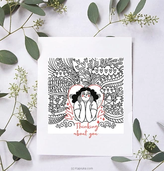 Thinking About You Greeting Card  Online for none