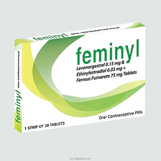 Feminyl Oral Contraceptive Pills -28 Tabs  Online for none