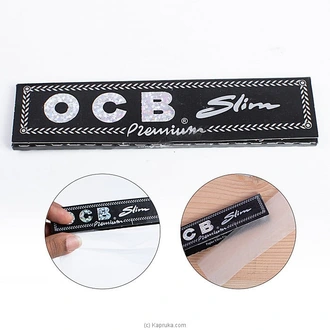 OCB Premium Rolling Paper - 32 papers  Pack ( Black ) Buy Online Grocery Online for specialGifts