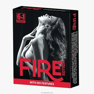 FIRE Xotica Condoms ~ 3 Pack with 6 Sensational Features Buy FIRE Xotica Online for specialGifts