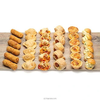 Sponge Savoury Platter 01 - 36 Pieces  Online for none