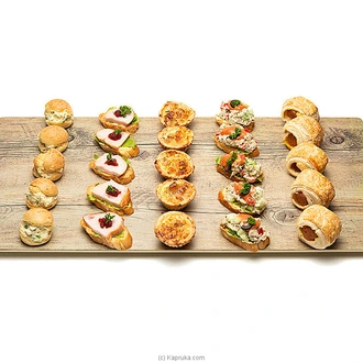 Sponge Savoury Platter 03 - 25 Pieces  Online for none