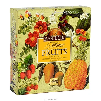 BASILUR TEA-MAGIC FRUITS - TEA BAG - FOIL ENV - ASSORTED 40E - (  Online for none