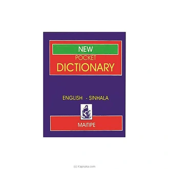 Maitipe English - Sinhala Pocket Dict. (MDG)  Online for none