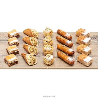Sponge Middle Eastern Dessert Platter - 20 pieces  Online for specialGifts