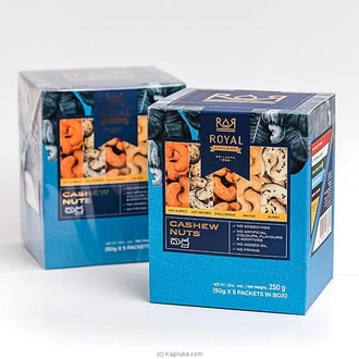 Royal Cashew 5 In 1 Cashew Nuts Gift Pack In BOX 250g - Snacks A  Online for none