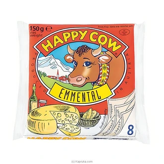 Happy Cow Austrian Emmental Cheese 150g - Dairy Products  Online for none