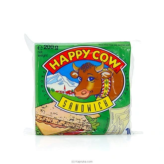 Happy Cow Sandwich Cheese Slices 200g - Dairy Products  Online for none