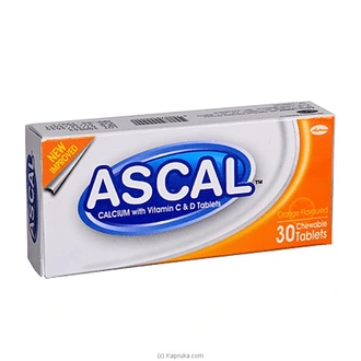 Ascal-calcium With Vitamin C Namp; D Tablets  Online for none