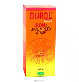 Durol - Iron Namp; B-complex Syrup 100ML  Online for none