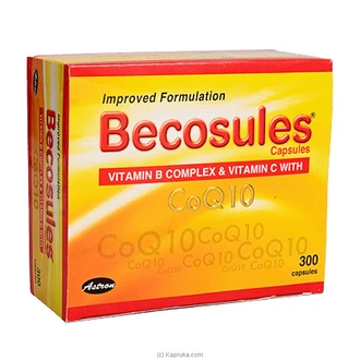 Becosules Capsules 300s Blister  Online for none