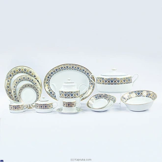 DORIS GREY 93 PCS DINNER SET - DEF2-DI093-0-00518-00 Buy Dankotuwa Online for specialGifts