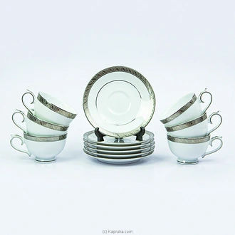 NEW DORIA 12 PCS TEA SET - DEF2-TE012-0-02911-00 Buy Dankotuwa Online for specialGifts