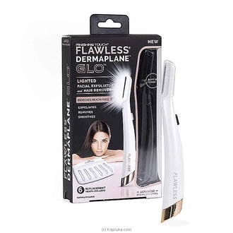 Finishing Touch Flawless Dermaplane Glo Lighted Facial Exfoliato  Online for none