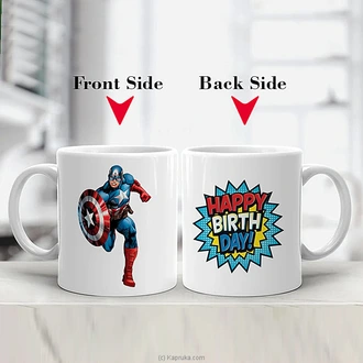 Captain America Birthday Mug - 11 Oz  Online for none