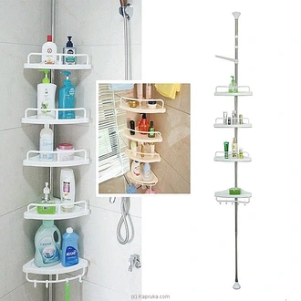 Shower Rack Corner Shelf Adjustable Stainless Steel Telescopic Corner Shelves 4 Tier Bathroom Organiser Buy Household Gift Items Online for specialGifts