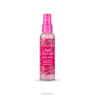 Janet Pink Petals Body Spray 75ml 4596  Online for none