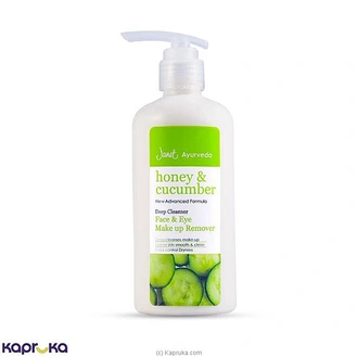 Janet Honey And Cucumber Face And Eye Make Up Remover 300ml 4243  Online for none